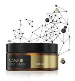 Maschera per capelli con cheratina